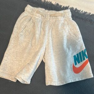 Nike Gray Athletic Shorts with Elastic Waistband